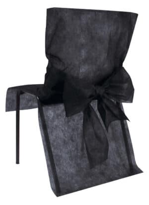 Stuhlhusse premium Partydeko 10 Stück schwarz 50x95 cm