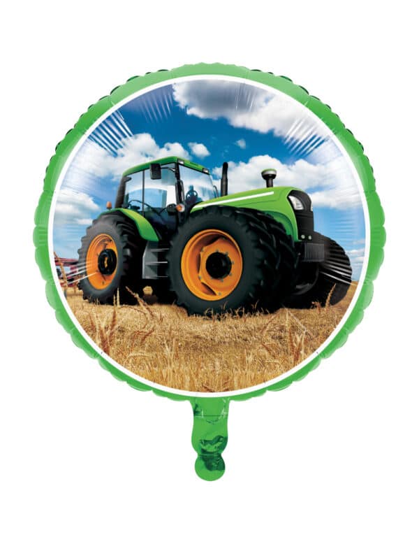 Traktor Luftballon Geburtstags-Deko bunt 81 cm