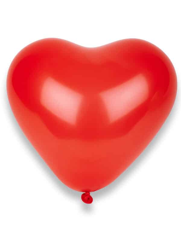 Valentinstag Dekoration Herz Luftballons 10 Stück rot 33 x 36 cm